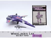 Cyclonus PURPLE EARS 100% Complete 1986 Vintage Hasbro G1 Transformers