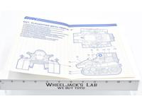 SGT. Slaghter with Triple T Original Blueprints Instructions ARAH Gi Joe Cobra