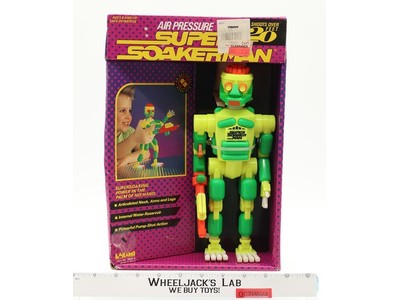 Air Pressure Super Soakerman 1991 Larami Vintage Action Figure MISB