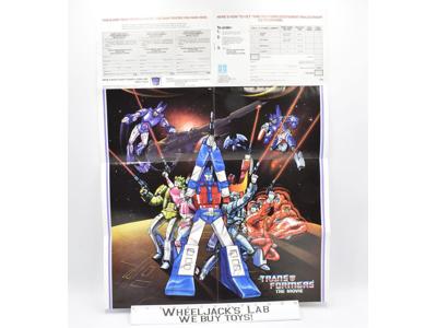 Ultra Magnus 1986 The Movie Poster G1 Transformers Hasbro Vintage Action Figure