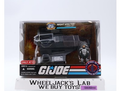 Night Specter W/ Grand Slam GI Joe 25th Anniv. 2008 Hasbro NEW MISB SEALED