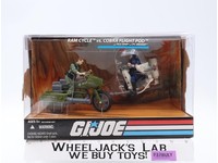 Ram Cycle vs Cobra Flight Pod GI Joe 2008 Hasbro Action Figure NEW MISB SEALED