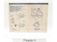 D.E.M.O.N. 1988 ORIGINAL Instructions Blueprints G.I. Joe Hasbro