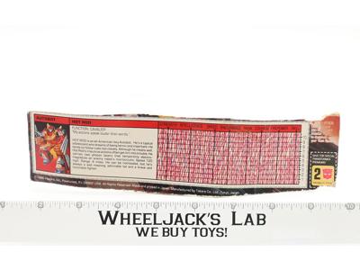 Hot Rod Action Figure Tech Spec 1986 Vintage Hasbro G1 Transformers