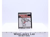 Hot Spot Action Figure Vintage Instruction Manual 1986 Hasbro G1 Transformers