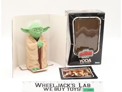 Yoda Rubber Hand Puppet Star Wars ESB 1980 Kenner Vintage Action Figure NEW MIB