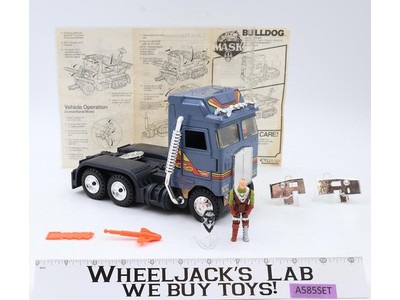 Bulldog W/Boris Bushkin 100% Complete WORKS MASK Kenner 1987 Vintage Vehicle