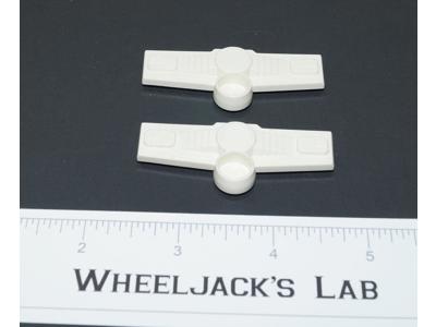 Ultra Magnus 2x White Trailer Connector Tabs Clips 1986 Vintage G1 Transformers