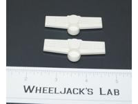 Ultra Magnus 2x White Trailer Connector Tabs Clips 1986 Vintage G1 Transformers