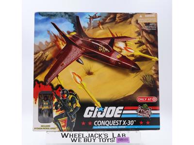 Conquest X-30 W/ Patrol Viper GI Joe Python Patrol 2008 Hasbro NEW MISB SEALED