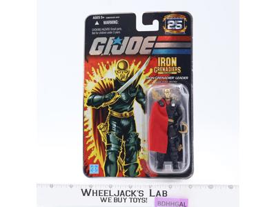 Iron Grenadier Destro G.I Joe 25th Anniversary 2007 Hasbro NEW MOSC SEALED