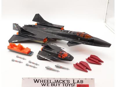 Cobra Night Raven S3P 100% Complete GI Joe 1986 Hasbro Action Figure Vehicle