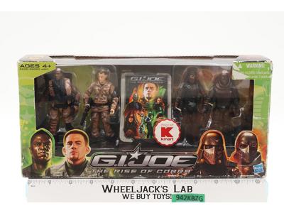 GI Joe The Rise of Cobra 4-Pack K-Mart Exclusive Hasbro Figure Set NEW SEALED