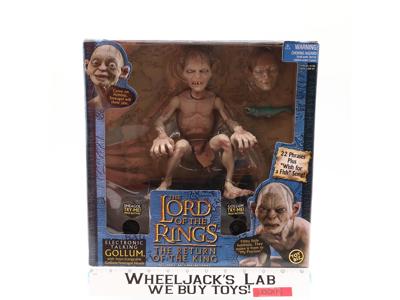 Electronic Talking Gollum Lord of the Rings Return of the King ToyBiz NEW SEALED