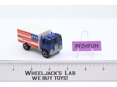 American Hauler BLUE Flying Colors 1973 1976 Hot Wheels Redlines Mattel Vtg RL