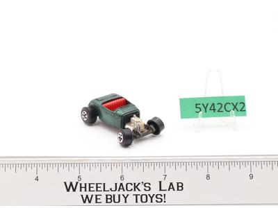 Johnny Lightning Custom 32 Ford Dark Green w/ Red Interior 1969 Topper Vtg