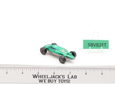 Shelby Turbine Green 1969 Redline Hot Wheels Mattel Vintage RL