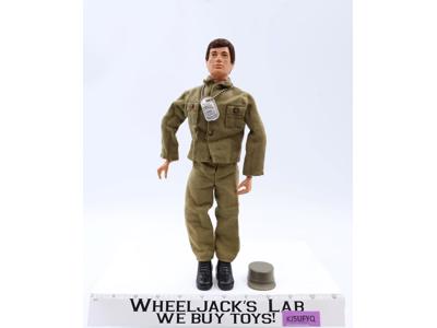 Man of Action Adventure Team Flocked Brown Hair GI Joe 1970 Hasbro 12" Figure