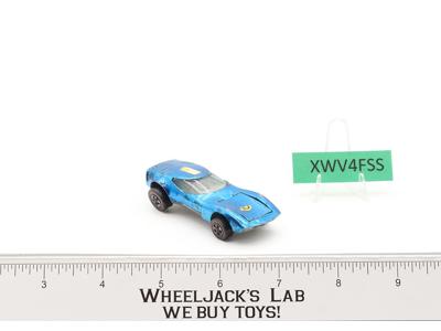 Torero Spectraflame Blue 1969 Redline Hot Wheels Mattel Vintage RL
