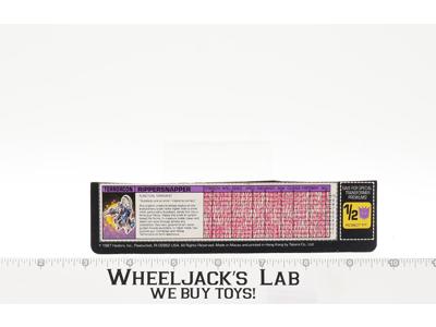 Rippersnapper Action Figure Tech Spec 1987 Vintage Hasbro G1 Transformers