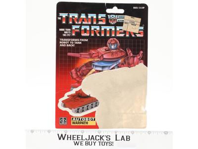 Warpath Cardback 1985 Vintage Hasbro G1 Transformers Action Figure