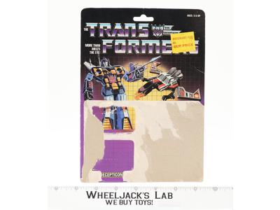 Laserbeak & Frenzy Cardback 1984 Vintage Hasbro G1 Transformers Action Figure