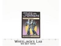 Thundercracker Instructions Manual Booklet 1984 Hasbro G1 Transformers Vintage