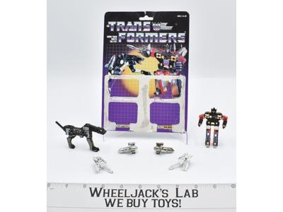 Ravage &amp; Rumble 1985 W CARDBACK Vintage Hasbro G1 Transformers Action Figure