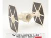 Imperial Tie Fighter WHITE 100% Complete Star Wars 1978 Vintage Kenner Vehicle