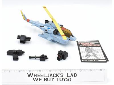 Whirl ~ 100% Complete 1985 Vintage Hasbro G1 Transformers Action Figure W MANUAL
