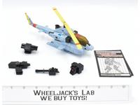 Whirl ~ 100% Complete 1985 Vintage Hasbro G1 Transformers Action Figure W MANUAL