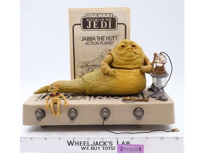 Jabba the Hutt Throne Room 100% Complete Star Wars ROTJ 1983 Kenner Playset