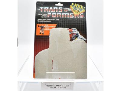 First Aid Defensor Cardback Vintage 1986 G1 Transformers Hasbro Action Figure
