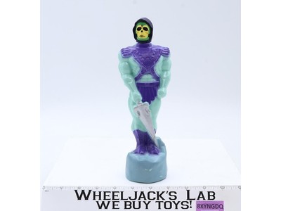 Skeletor Bubble Bath / Soakie Bottle EMPTY 1983 Masters of the Universe MOTU