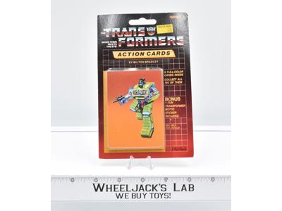 Bonecrusher Sealed Pack Card #119 Transformers Trading Action Cards 1985 G1
