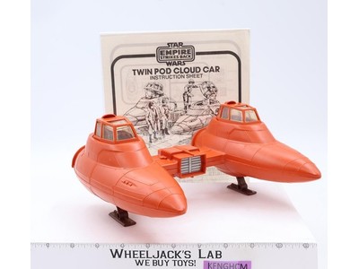 Twin Pod Cloud Car 100% Complete Star Wars ESB 1980 Kenner Vintage Vehicle