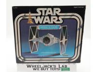 White Imperial Tie Fighter NICE 100% Complete Star Wars 1978 Kenner Vehicle