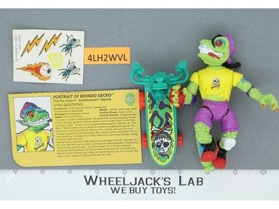 Mondo Gecko 100% Complete Teenage Mutant Ninja Turtles TMNT Playmates 1990