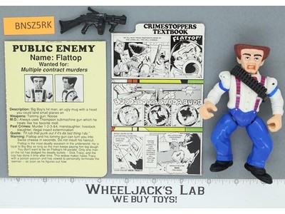 Flattop Dick Tracy 100% Complete 1990 Playmates Vintage Action Figure