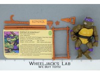 Donatello SOFT HEAD 100% Complete Teenage Mutant Ninja Turtle Playmates 1988