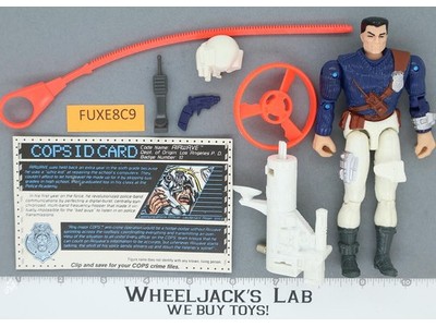 Airwave Cops N Crooks C.O.P.S. 100% Complete 1988 Hasbro Vintage Action Figure
