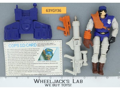 Sgt. Mace 100% Complete Cops N Crooks C.O.P.S. 1988 Hasbro Vintage Action