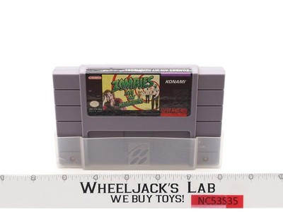 Zombies Ate My Neighbors Super Nintendo SNES 1991 Konami Game Cartridge ONLY
