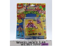 Crazy Clownin' Mike Bodacious Birthday TMNT 1992 Playmates Figure NEW MOC