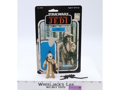 Logray Ewok 100% Complete 77 Back-A Star Wars ROTJ 1983 Kenner Figure NO REPRO