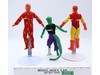Lot of 3 Human Torch Iron Man Lizard WGSH Mego 8" Vintage Action Figures