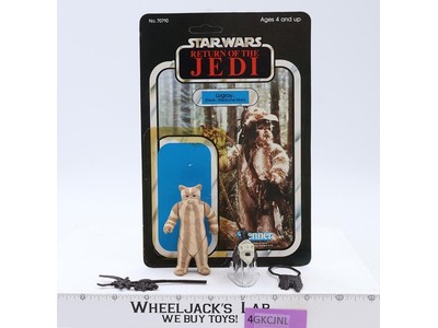 Logray Ewok 100% Complete 65 Back-A Star Wars ROTJ 1983 Kenner Figure NO REPRO