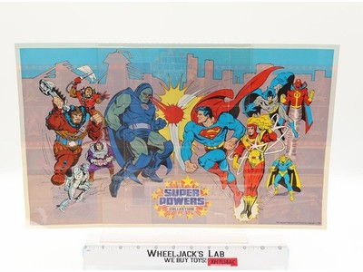 Super Powers Collection DC Comics 1984 Kenner 18"x11 Vintage Poster