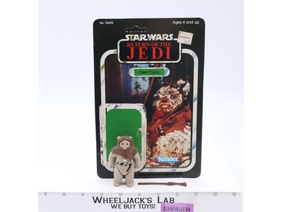 Chief Chirpa 100% Complete 65 Back-B Star Wars ROTJ 1983 Kenner NO REPRO