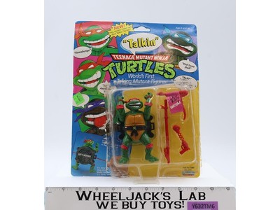 Talkin' Turtle Raphael TMNT 1991 Playmates Vintage Action Figure NEW MOC
